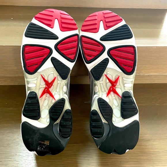 Aetrex Mens Zoom Runner Wide Width in Red/White - Picture 4 of 7